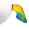 Swim Central 29" Inflatable Rainbow Unicorn Beach Ball with Horn